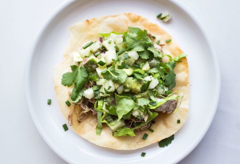Grain Free Chicken Tostadas {Paleo + Whole30}